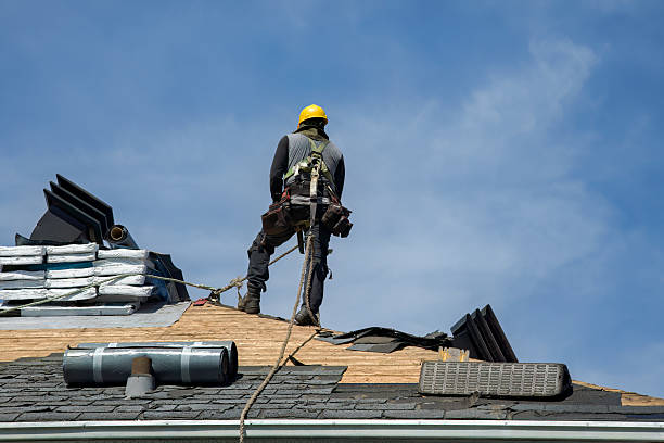 Professional Roof Replacement technician working in Richland, NJ